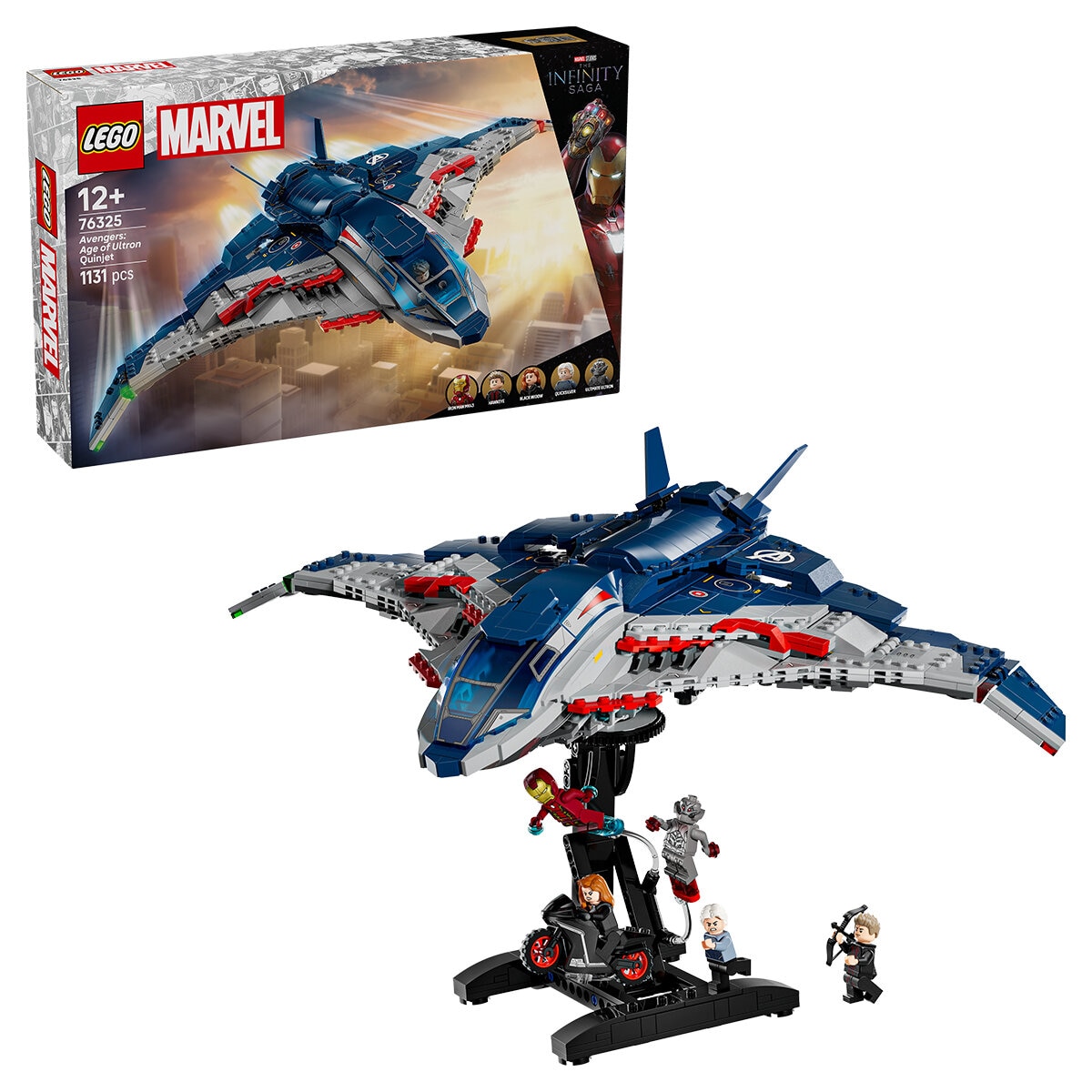 LEGO Marvel Avengers Age of Ultron Quinjet 76325