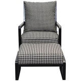 Moran Ohio Accent Chair Warwick Airlie Ebony Fabric