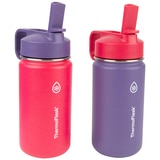 Thermoflask Kids Stainless Steel Insulated Bottle 2 pack - Pink/Purple