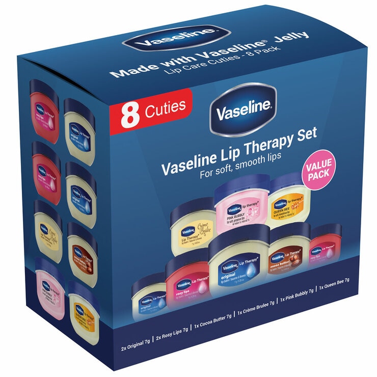 Vaseline Lip Therapy Cuties 8 x 7g