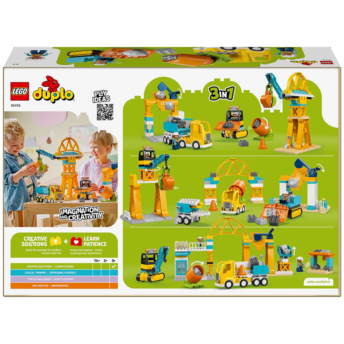LEGO DUPLO 3 In 1 Construction Site And Vehicles 10476