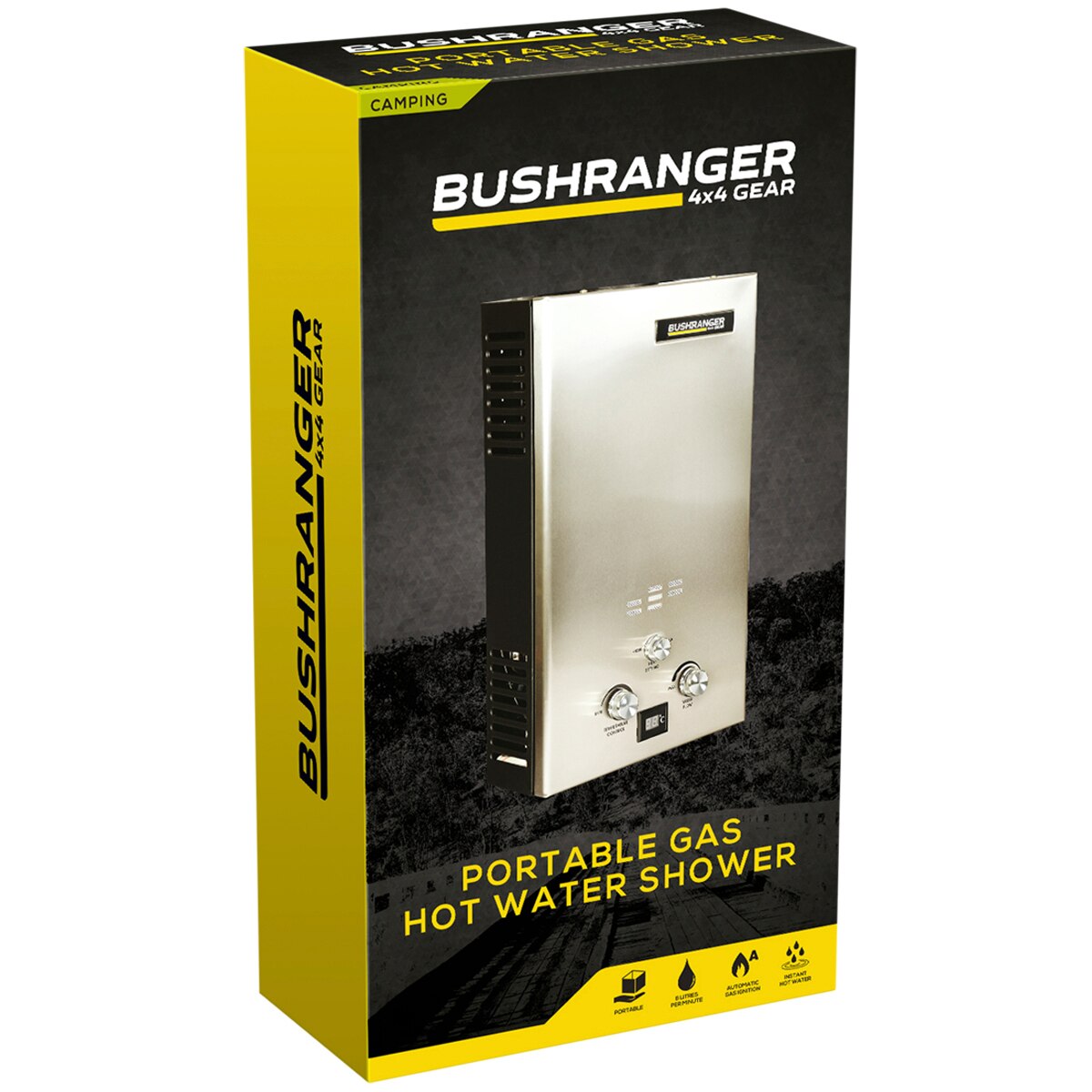 Bushranger Portable Gas Hot Water Shower