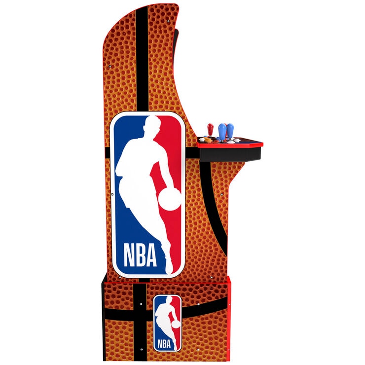 Arcade1Up 4-Player NBA Jam Arcade with Stool & Bundle