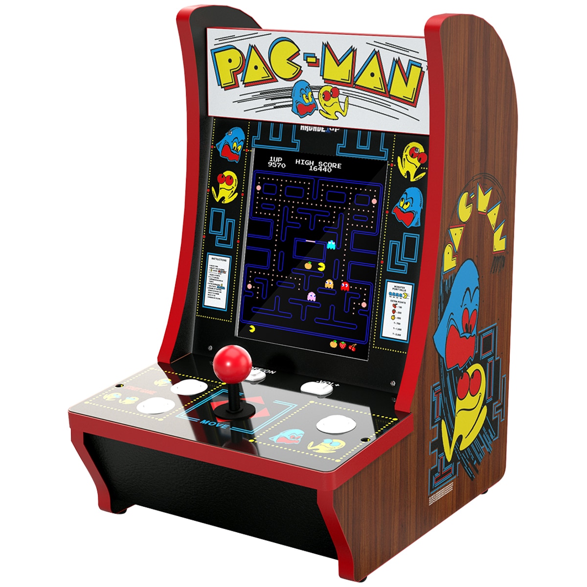 Pacman 40th Anniversary Edition 4-in-1 Counter-Cade | Cos...