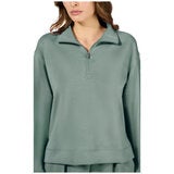Reflex Women's Scuba Half Zip Top Green Reflex Women's Scuba Half Zip Top Green