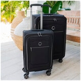 Delsey Softside 2 Piece Luggage Set Black