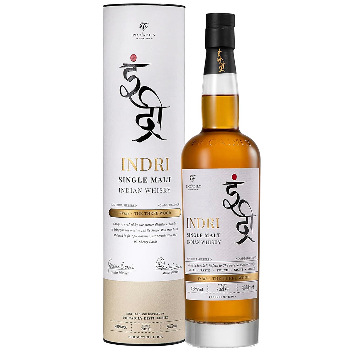Indri Single Malt Indian Whisky 700ml