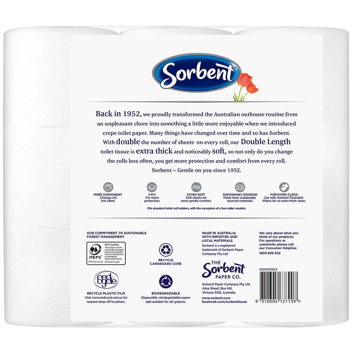 Sorbent Bath Tissue
