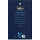 Johnnie Walker Blue Label Blended Scotch Whisky 700ml with 2 Crystal Glasses