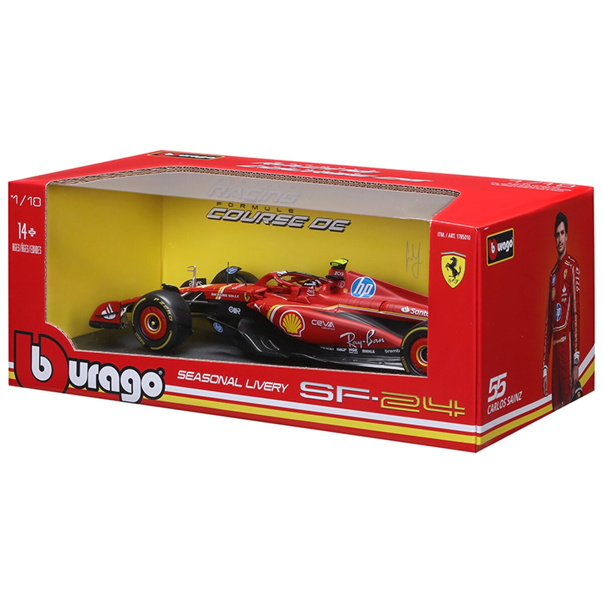 1:18 Ferrari SF-24 2024 Carlos Sainz 1:18 Ferrari SF-24 2024 Carlos Sainz