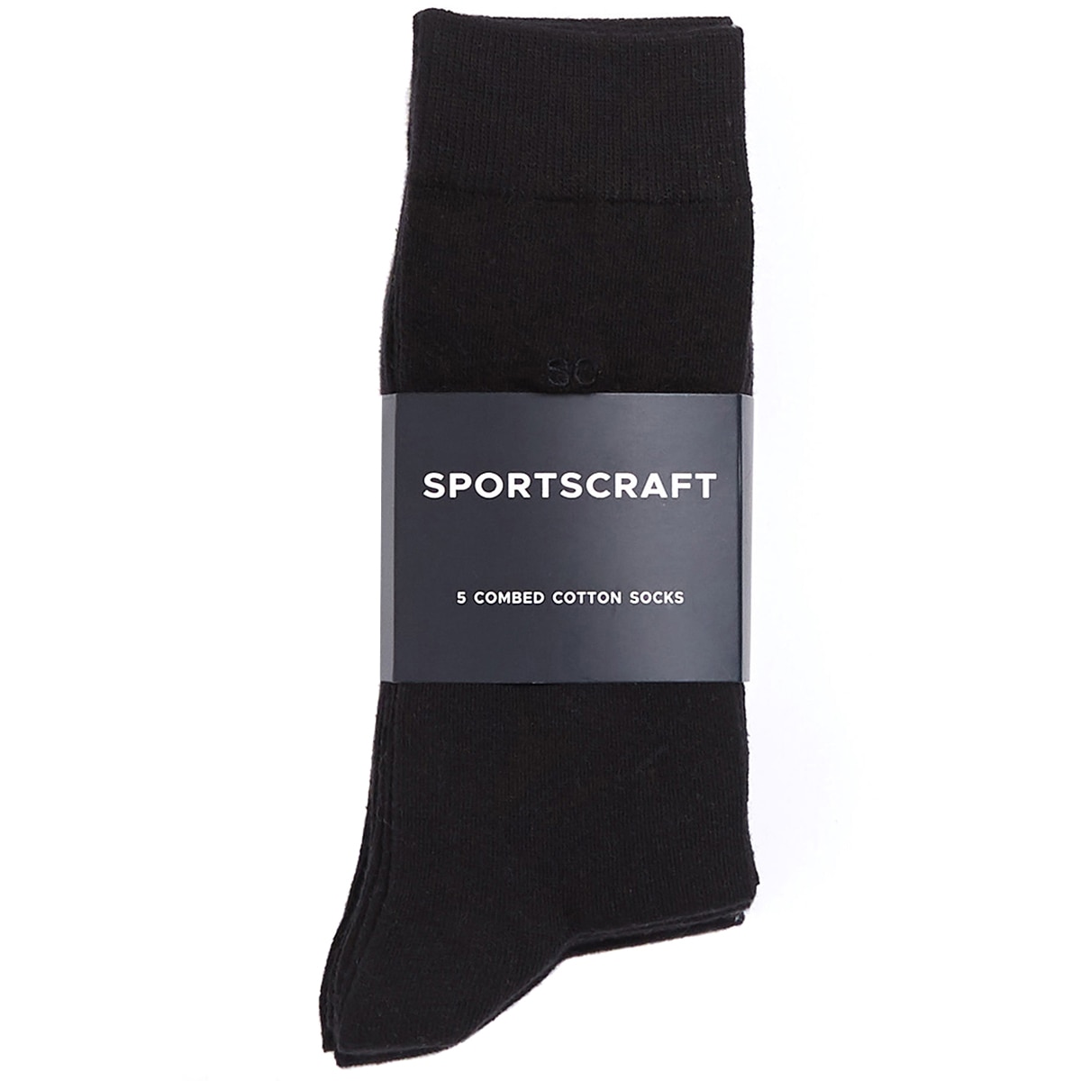 Sportscraft Dress Sock 5 Pack - Black