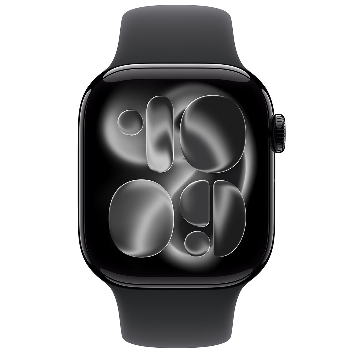 Apple Watch Series 11 GPS 42mm Jet Black Aluminium Case with Black Sport Band - M/L Apple Watch Series 11 GPS 42mm Jet Black Aluminium Case with Black Sport Band - M/L