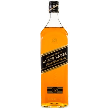 Johnnie Walker Black Label Scotch Whisky 1L