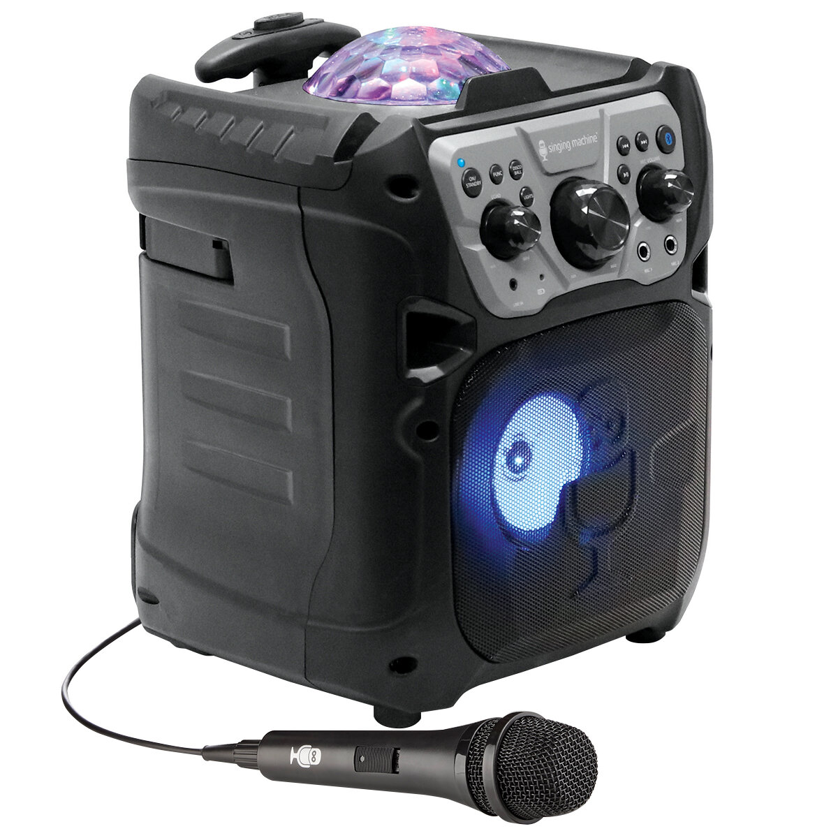 Singing Machine Fiesta Go Portable Karaoke System Black SML640 - Best Buy