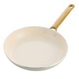 GreenPan Ceramic Non-Stick Frypan 2 Piece Set 26cm and 30cm Cream White