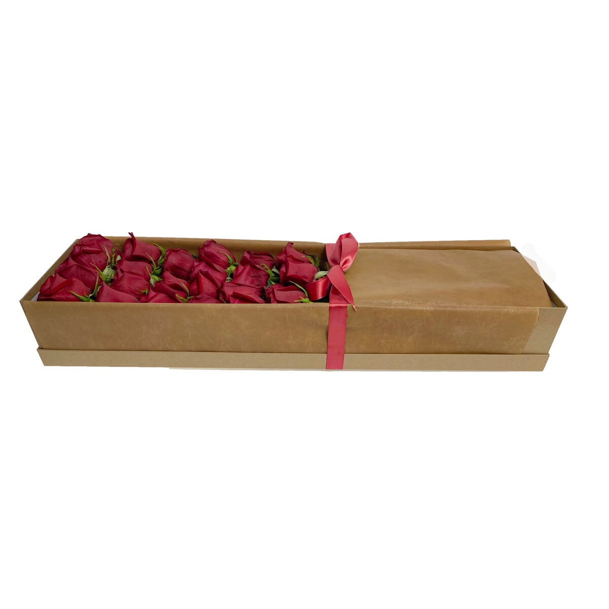 Valentine’s Day 24 Premium Long Stem Roses in Gift Box Costco Australia