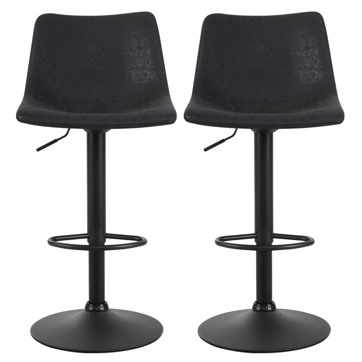 Artiss Vintage Barstool Black 2 Pack