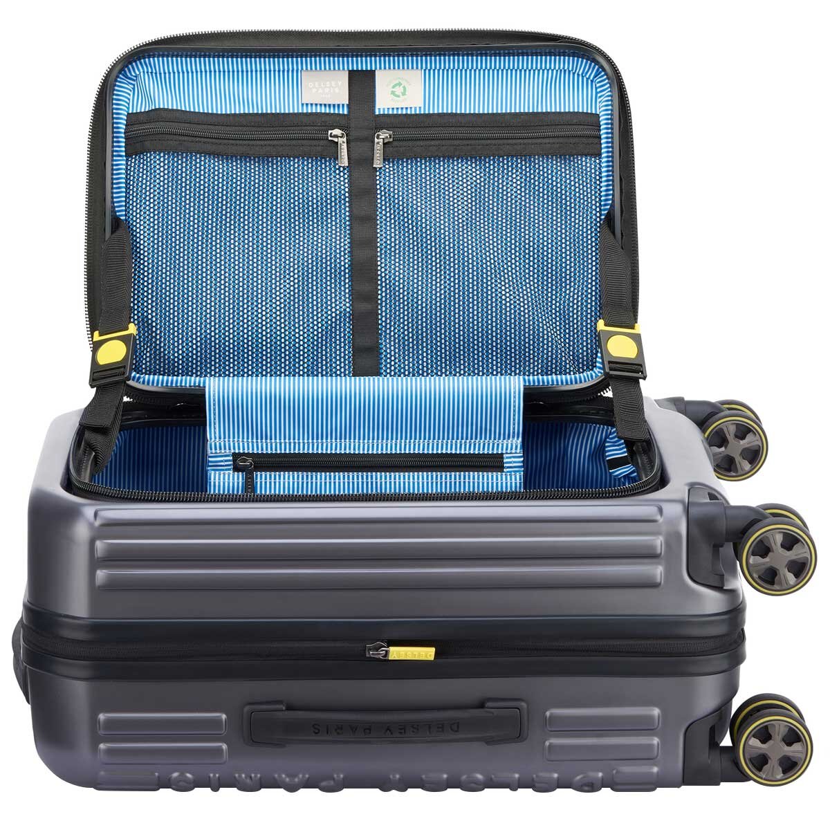 Hybrid Hardside Carry On With Front Lid Opening