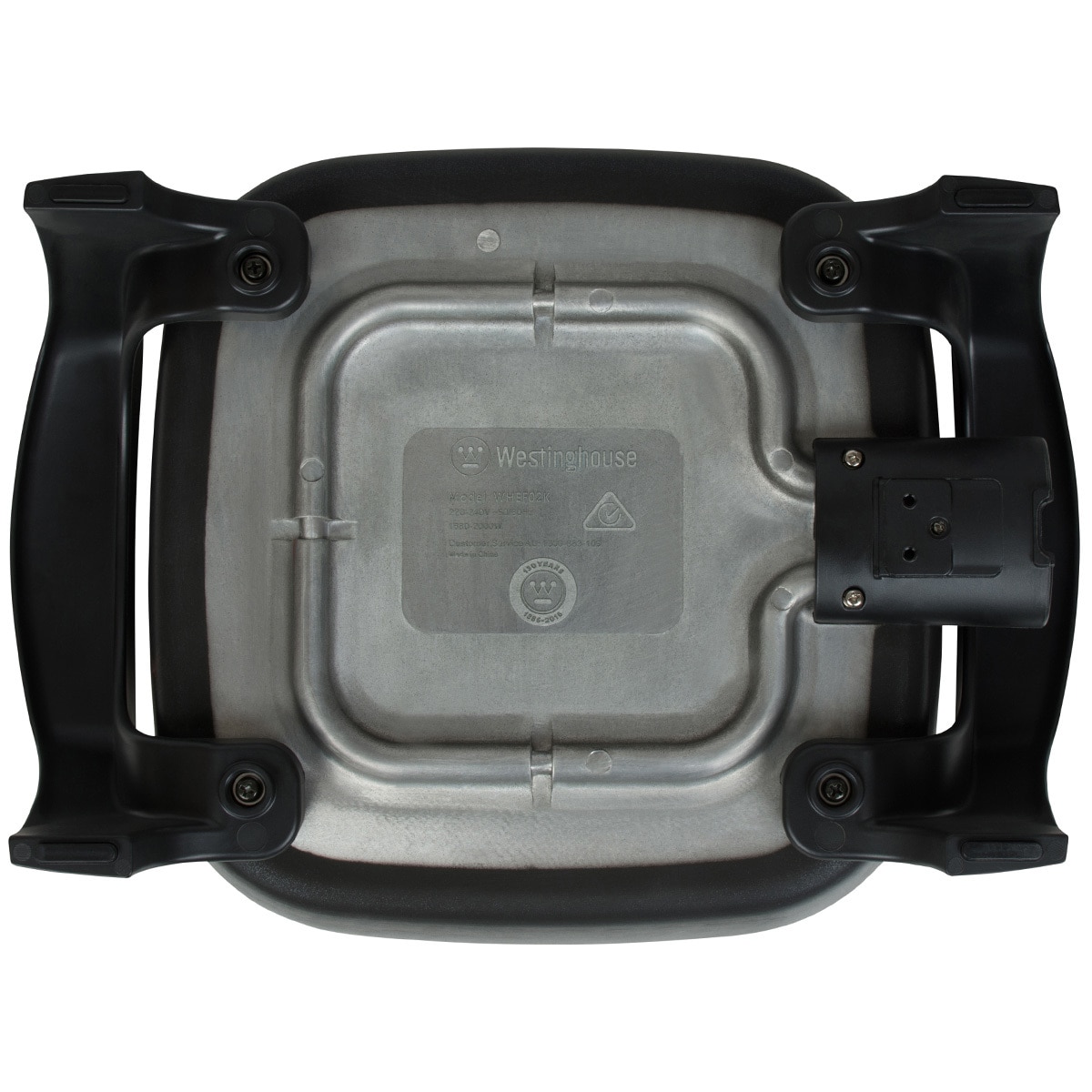 Westinghouse 12 Square Electric Frypan, Black