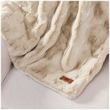 Frye Luxe Faux Fur Throw 152 x 178cm Cream