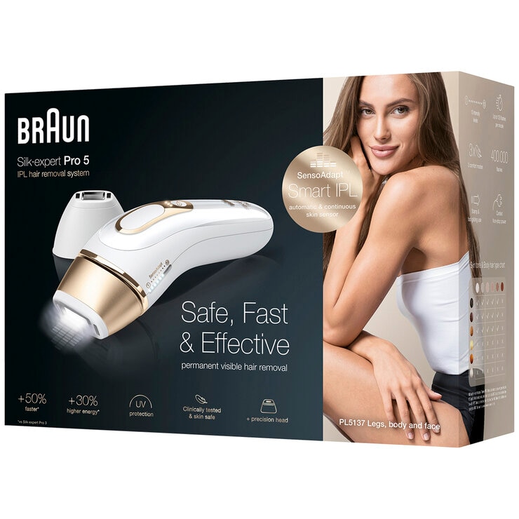 Braun IPL Silk Expert Pro 5 Permanent Visible Hair Removal Braun IPL Silk Expert Pro 5 Permanent Visible Hair Removal