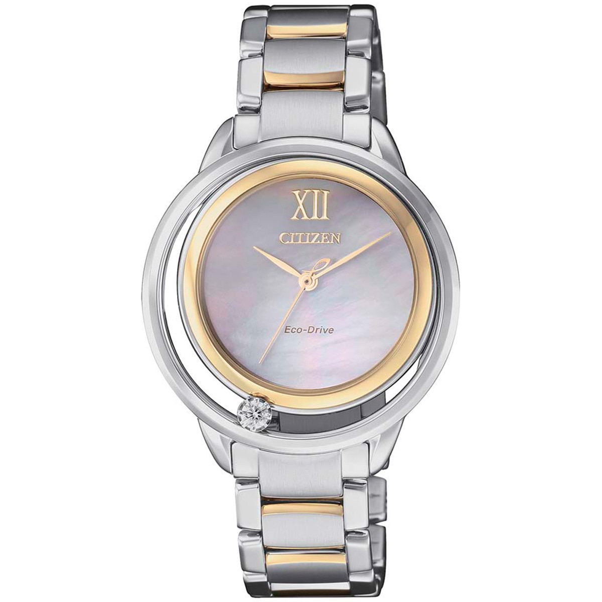 Citizen Women s Eco Drive Mother of Pearl Dial with Diamo
