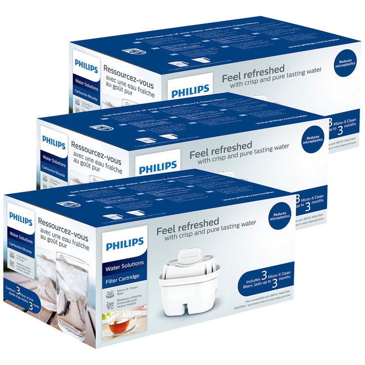 Philips Water Jug Filter Value Pack + 9 Filters Costco Australia