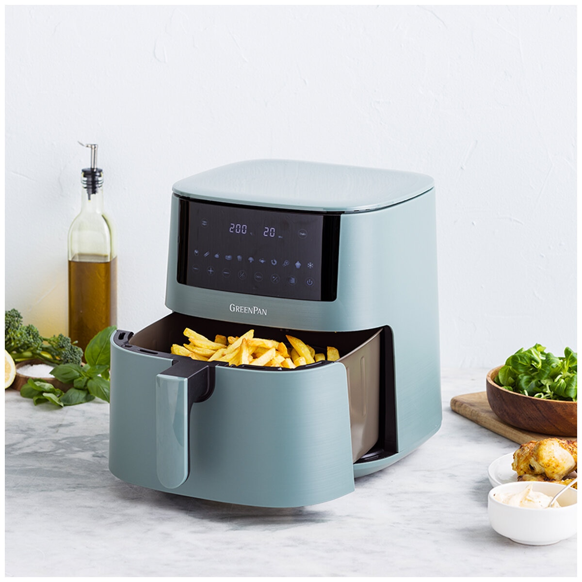 Greenpan Bistro 7.2L Airfryer CC009006-001 Smokey Sky Blue