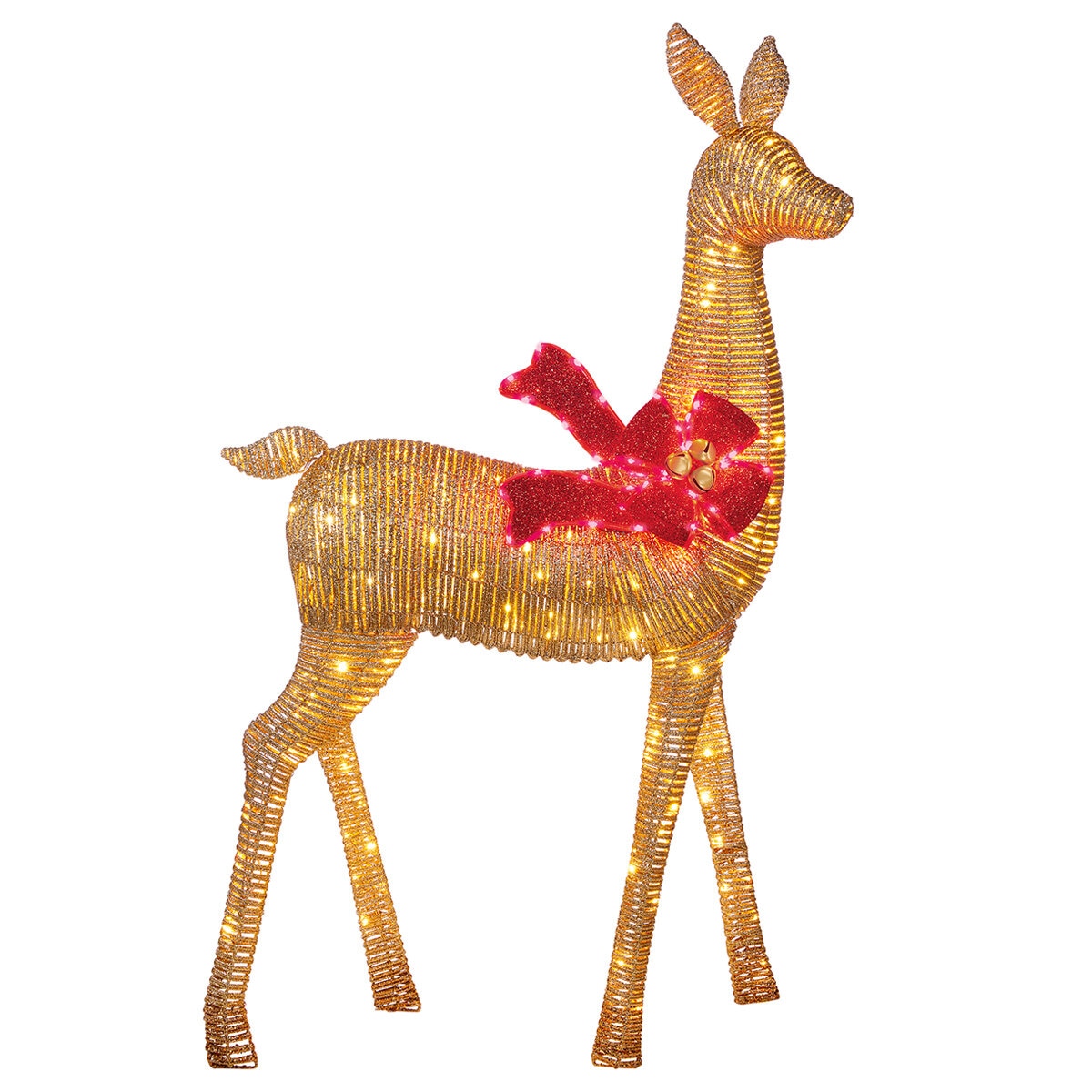 Gold Deer Family 3 Piece Set