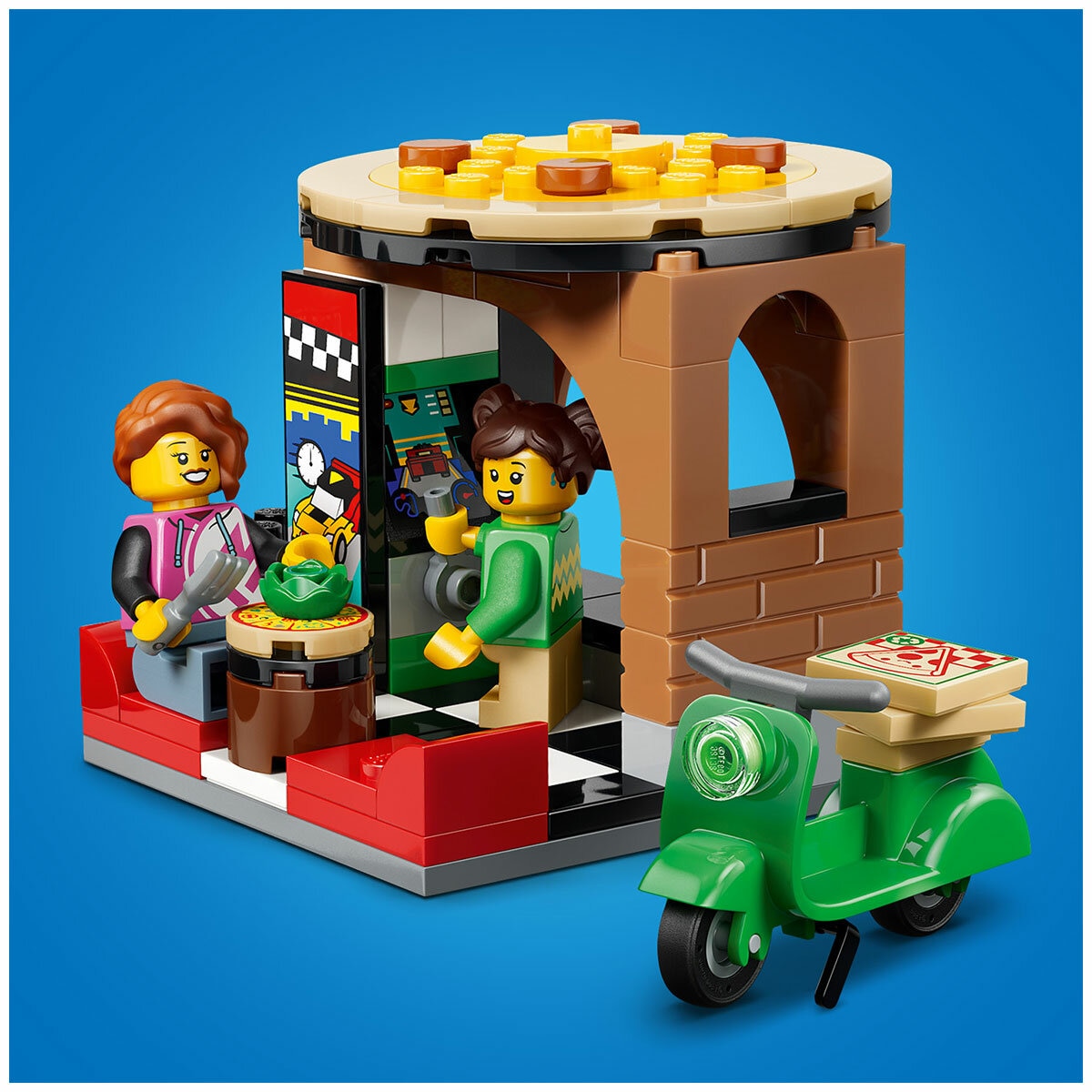 LEGO City Pizza Delivery Experience with Vehicles 60496