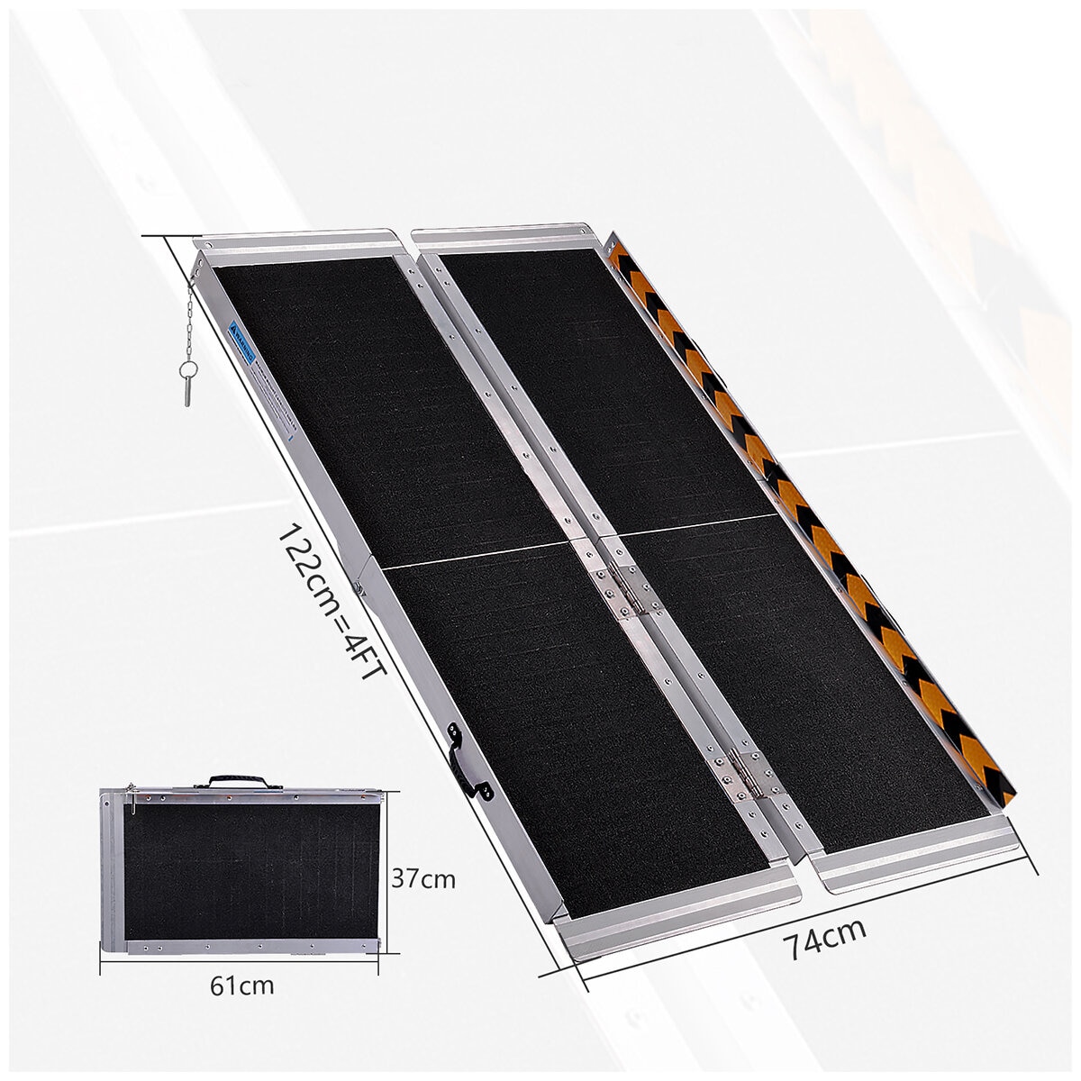 Altus Aluminium Portable Wheelchair Ramp 4ft 122cm