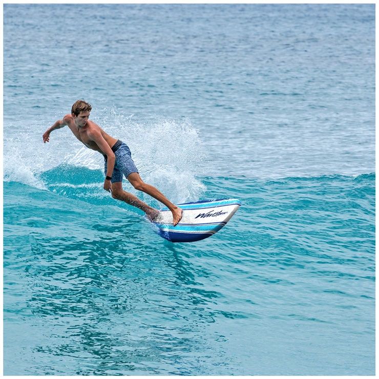 Wavestorm Blue Stripe 8ft Classic Surfboard Costco Australia