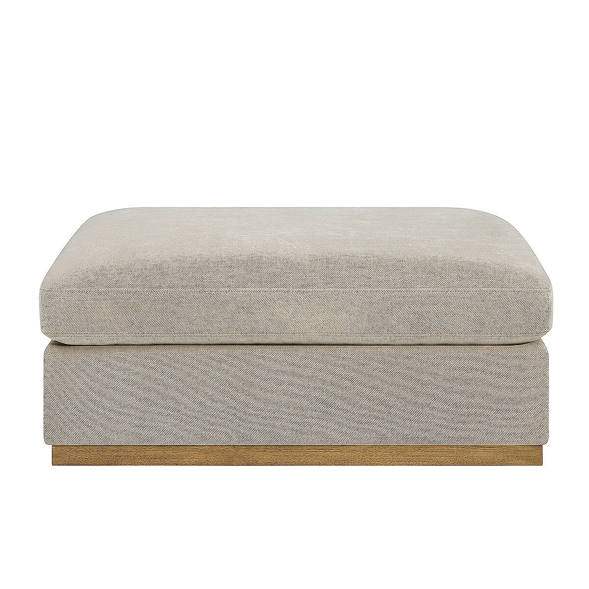 Henredon 4-Piece Fabric Sectional With Ottoman