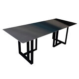 Moran Copenhagen 2.4M Black and Gold Dining Table