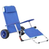 Mac Sports Beach Day Lounger Combo Cart