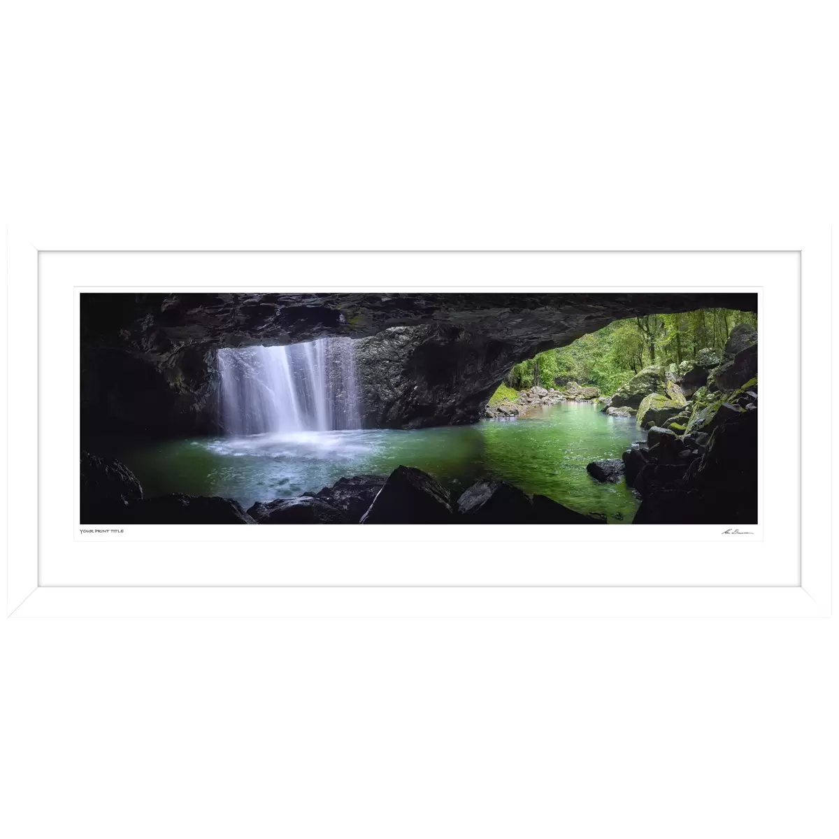 Ken Duncan 50 Inch Natural Bridge, Qld Framed Print