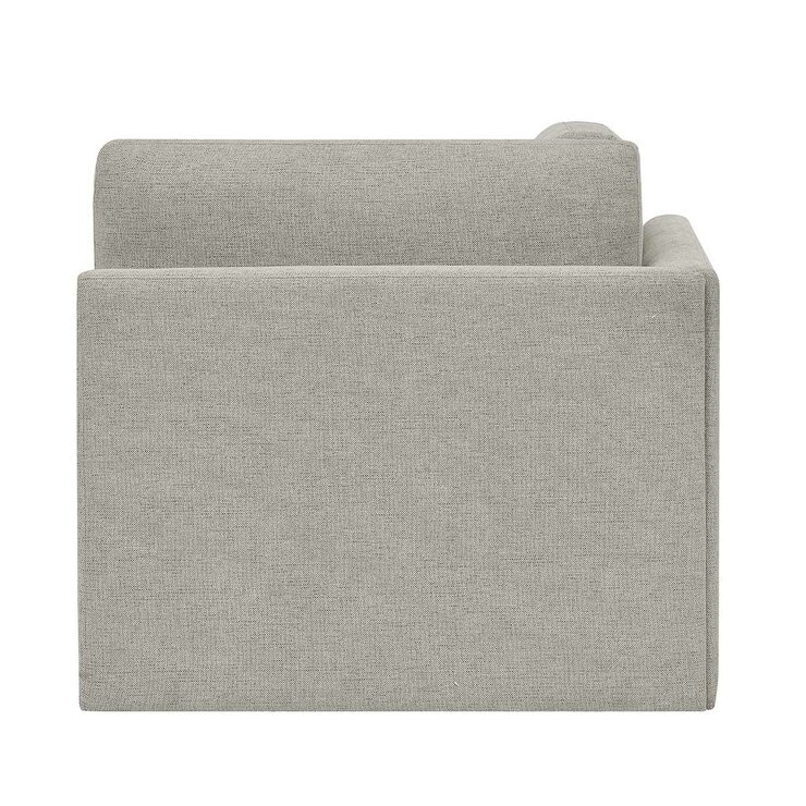 Thomasville 6PC Fabric Modular Sectional with Ottoman Light Grey