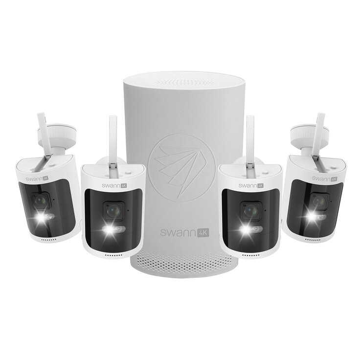 Swann 4K Allsecure WiFi 4 Camera Sytem with Tower SWNVK-AS4K800SD4-AU