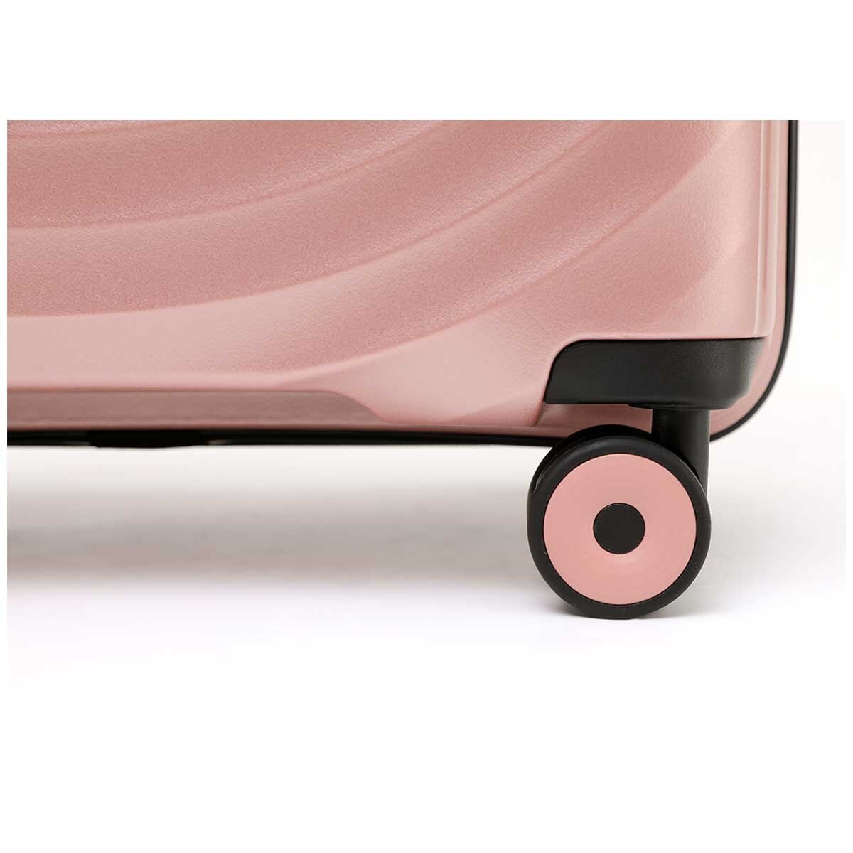 Tosca Eclipse 3 Piece Luggage Set Rose Gold