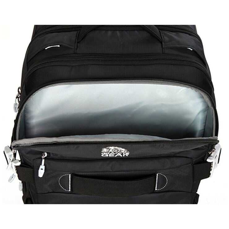 Granite Gear Wheeled Duffle Black