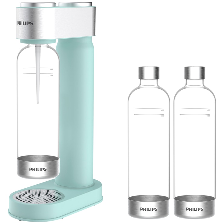 Philips GoZero Soda Maker + 2 Carbonating Bottles Costco Australia