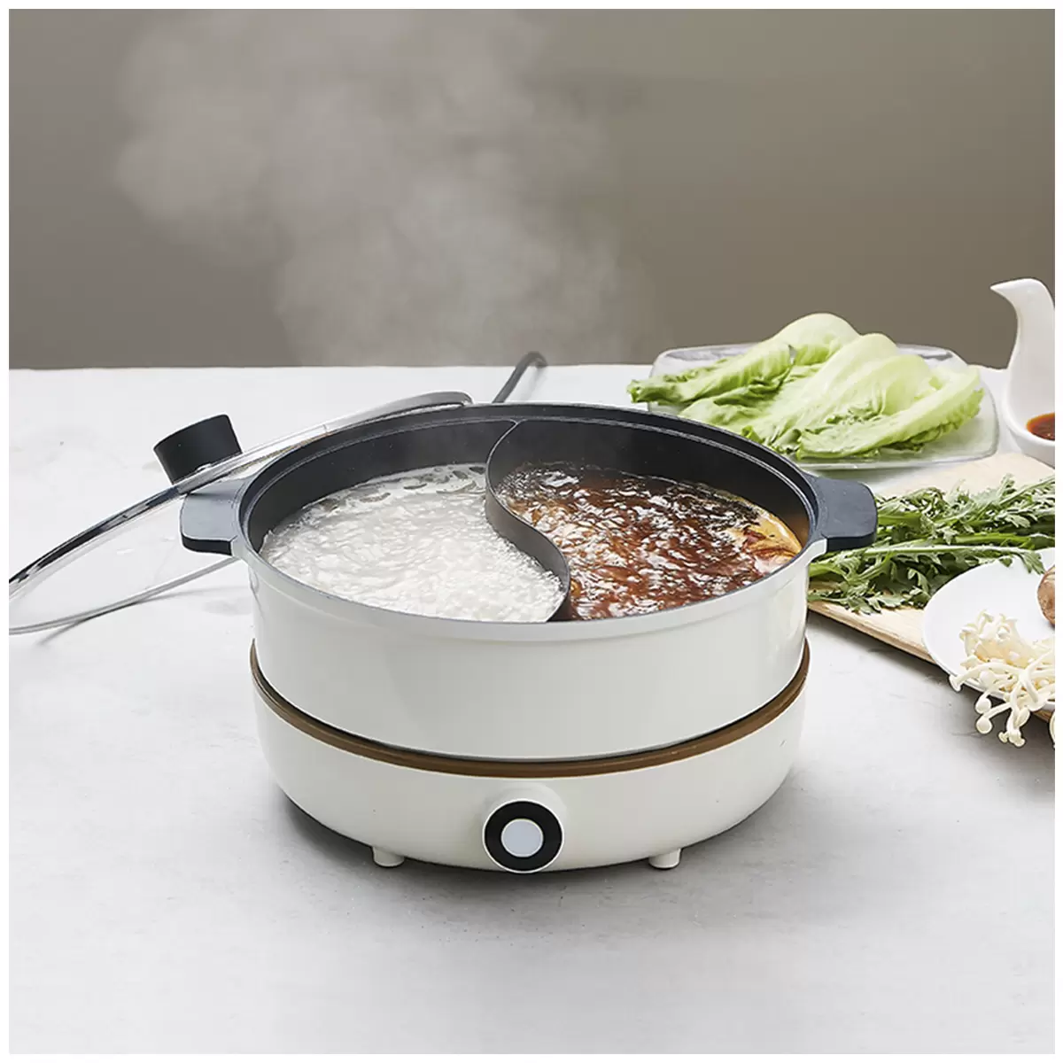 Joyoung C21-CL1 IH Induction Hotpot with Divider
