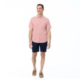 Tailor Vintage Short Sleeve Stretch Oxford Shirt Dusty Rose Tailor Vintage Short Sleeve Stretch Oxford Shirt Dusty Rose