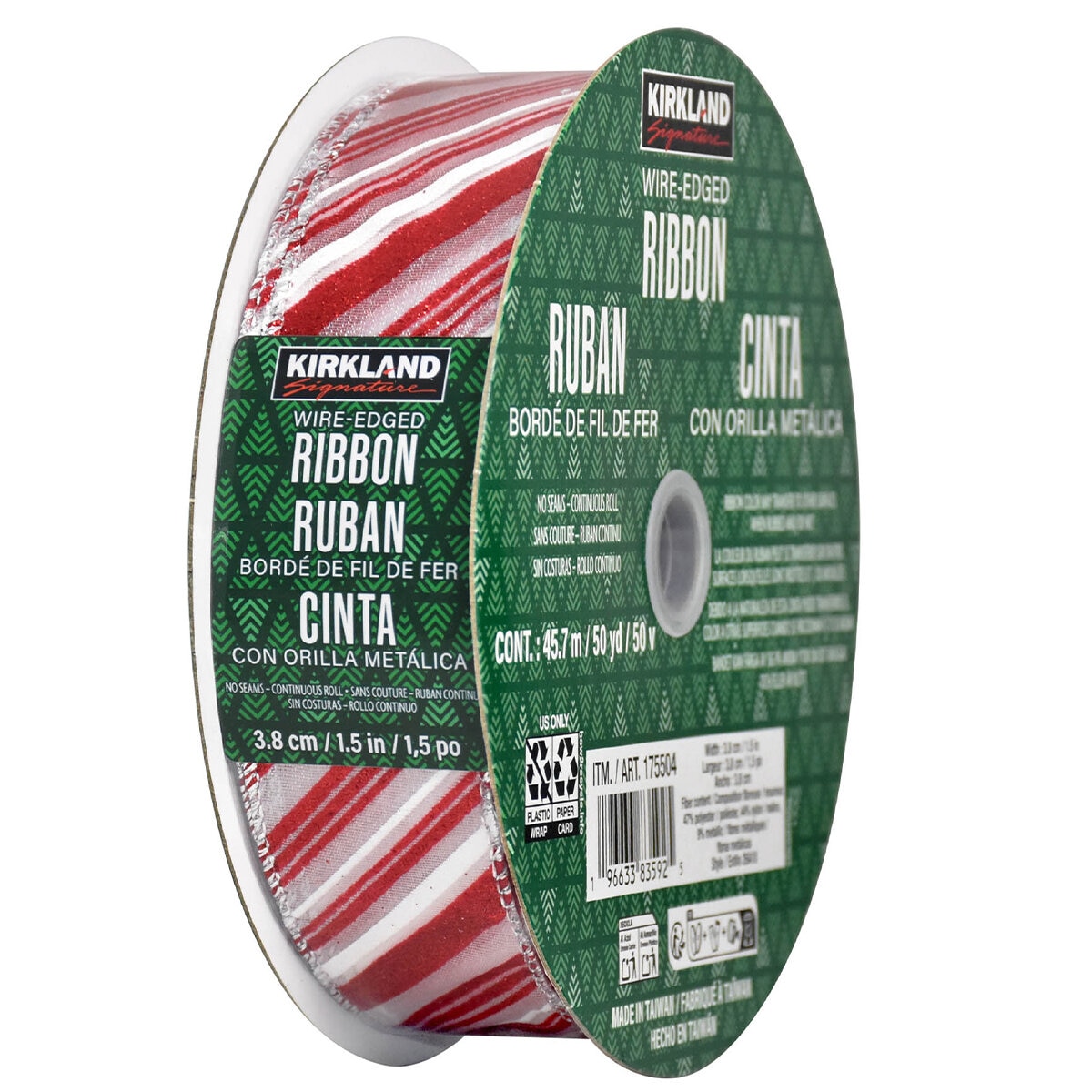 175504 Kirkland Signature Wire Edged Ribbon/