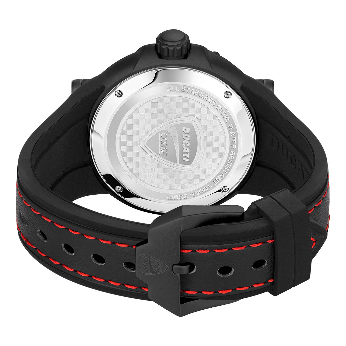 Ducati Partenza Leather Strap Watch DTWGN0000103