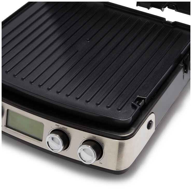 GreenPan Elite Contact Grill CC006847-001 Stainless Steel GreenPan Elite Contact Grill CC006847-001 Stainless Steel