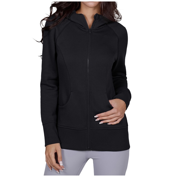 90 Degree By Reflex Full Zip Fleece Jacket Black Costco Australia