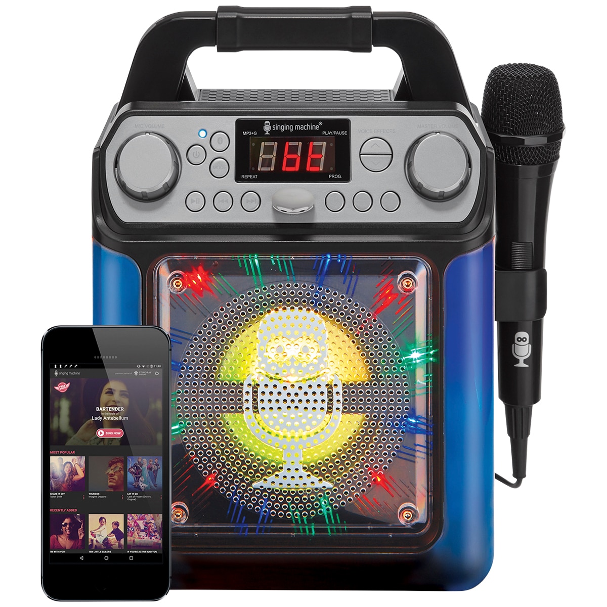 Singing Machine Groove Mini Karaoke System SML652BK Costco Australia