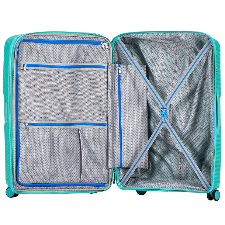 Tosca Bel-Air 3 Piece Luggage Set Teal