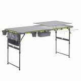 1872208 - CORE Flexrail Camping Cook Table 157cm With Accessories